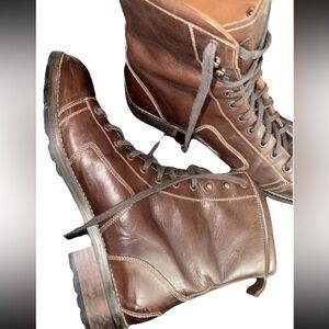Wolverine Montgomery Combat Boots Brown Men’s Size 11